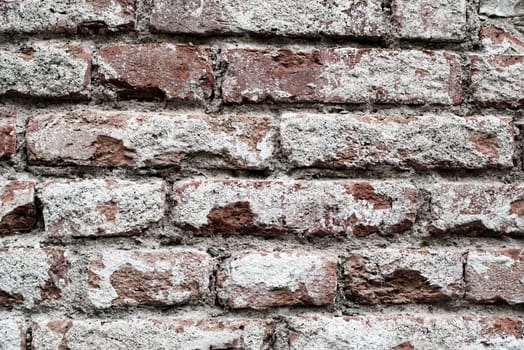vintage brick wall in Prague city center