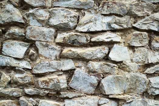 vintage stone wall in Prague city center