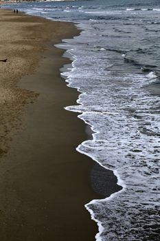 Beach and sea, Viareggio, Italy