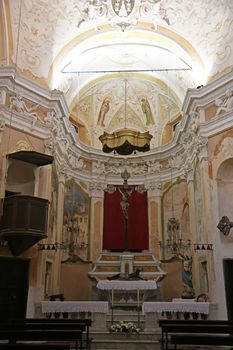 The Oratory of the Dead in the Old Town at Monterosso al Mare Cinque Terre Liguria Italy
