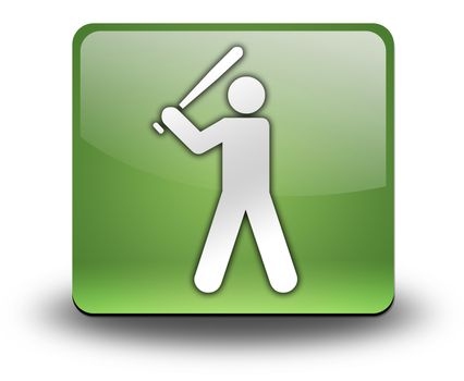 Icon, Button, Pictogram with Baseball symbol