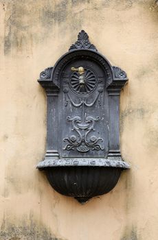 Old Drinking Fountain in Italian City