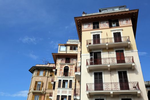 Liguria, Rapallo, buiding facade
