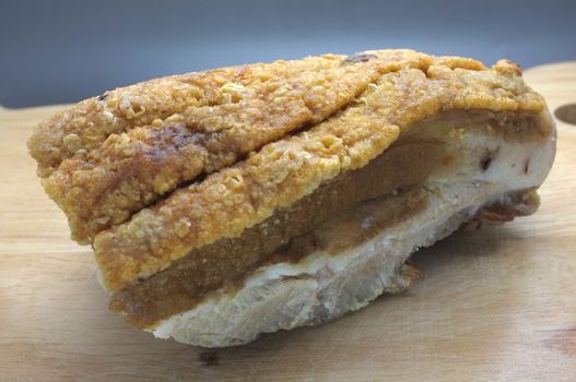 Deep fried streaky pork, asian style bacon
