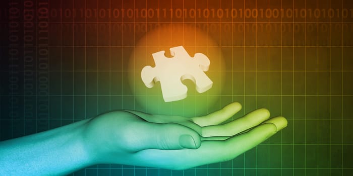 Pharmaceutical Industry with Hand Holding a Cure Discovery
