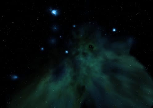 Small part of an infinite star field of space in the Universe. "Elements of this image furnished by NASA".