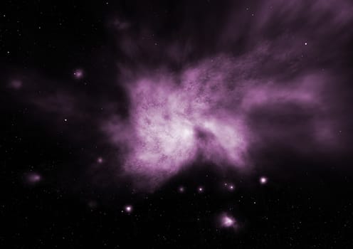 Star field in space a nebulae and a gas congestion. "Elements of this image furnished by NASA".