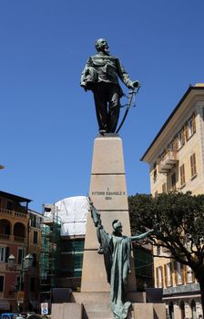 Monument to Vittorio Emanuele II, Santa Margherita Ligure, Liguria, Italy