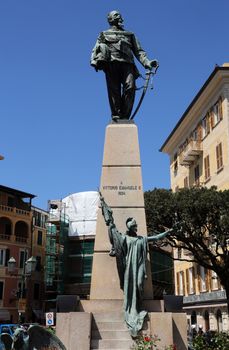 Monument to Vittorio Emanuele II, Santa Margherita Ligure, Liguria, Italy