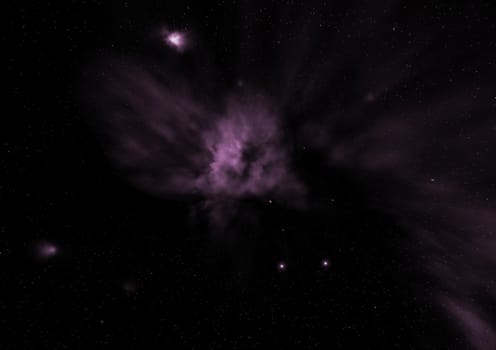 Small part of an infinite star field of space in the Universe. "Elements of this image furnished by NASA".