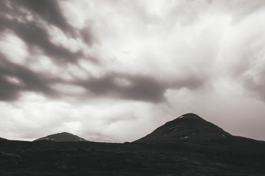 Landscape in Lapland, northern Sweden