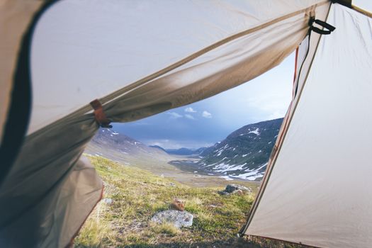 Landscape in Lapland, northern Sweden