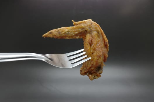 Deep fried wing chicken