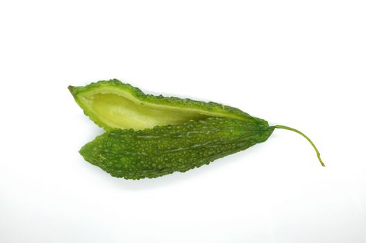 Green bitter cucumber, gourd, melon without seed