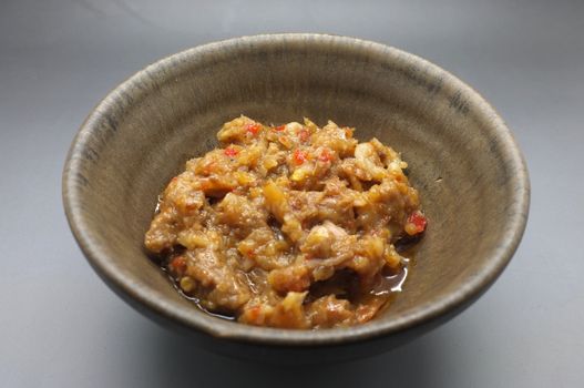 Shrimp paste chili sauce, Thai traditional food