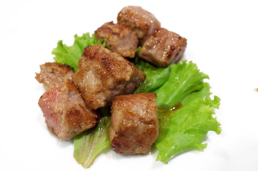 Dice steak