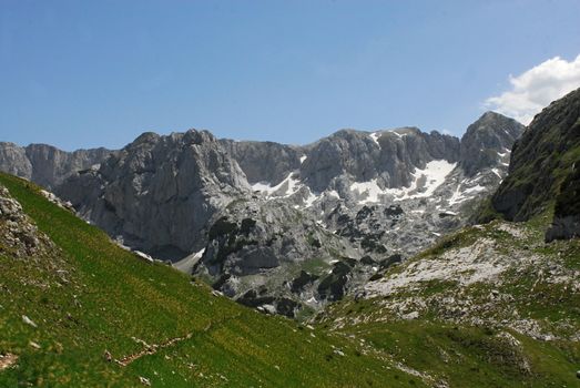 nice Durmitor mountains in central Montenegro - Balkan