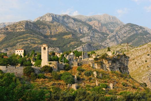 stari bar - historical village in Montenegro 
