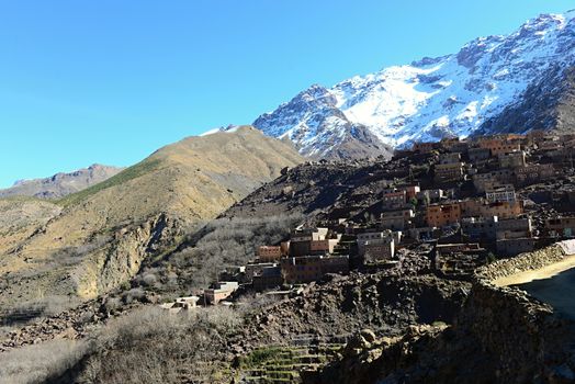 nice Imlil Valley in Morocco -North Africa 