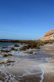 Beach in Morocco near to Sidi Ifni