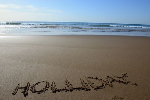 Beach in Morocco near to Sidi Ifni
