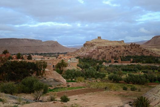 ait ben haddou in morocco - protected by UNESCO