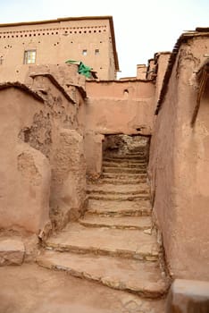 ait ben haddou in morocco - protected by UNESCO