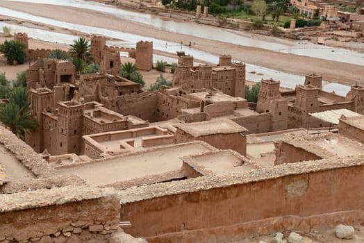 ait ben haddou in morocco - protected by UNESCO