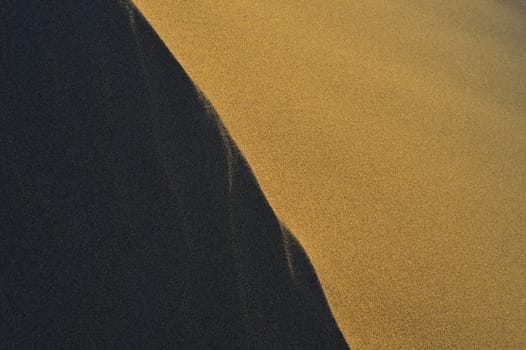 sand Sahara desert in Morocco near Mhamid