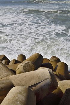nice atlantic coast in Essaouira in Morocco