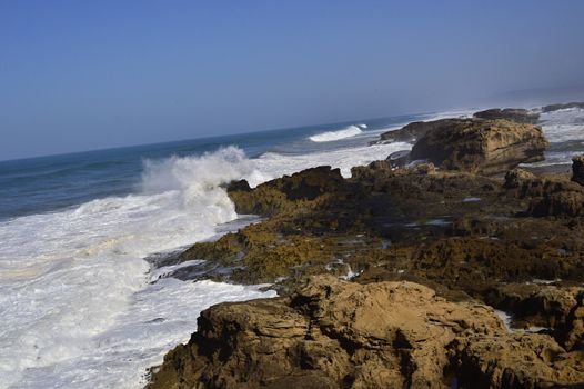 nice atlantic coast in Essaouira in Morocco
