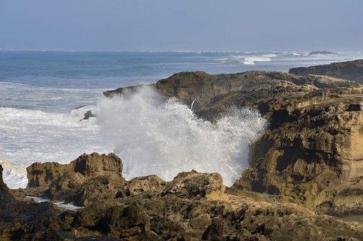 nice atlantic coast in Essaouira in Morocco