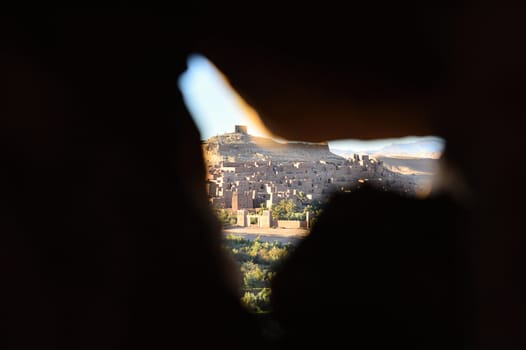 ait ben haddou town i morocoo pretected by UNESCO