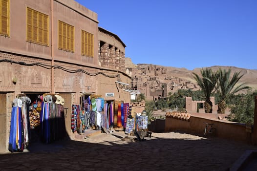 ait ben haddou town i morocoo pretected by UNESCO