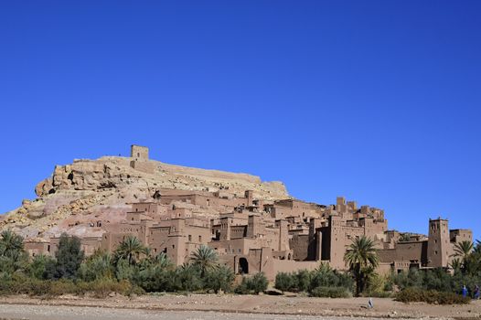 ait ben haddou town i morocoo pretected by UNESCO