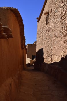 ait ben haddou town i morocoo pretected by UNESCO