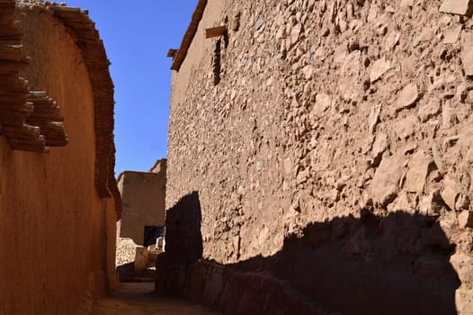 ait ben haddou town i morocoo pretected by UNESCO