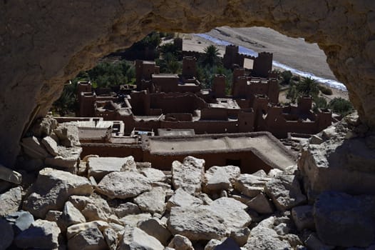ait ben haddou town i morocoo pretected by UNESCO