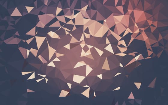 Abstract low poly background, geometry triangle, mosaic pastel color background