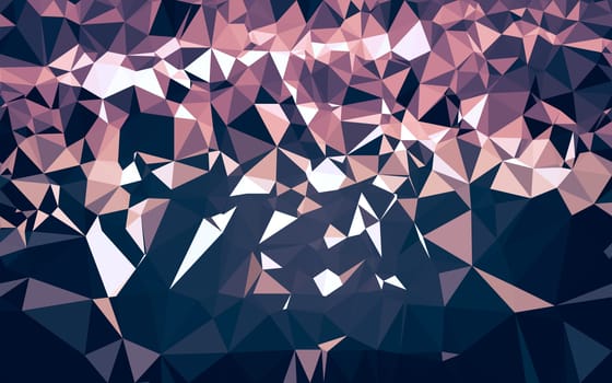 Abstract low poly background, geometry triangle, mosaic pastel color background