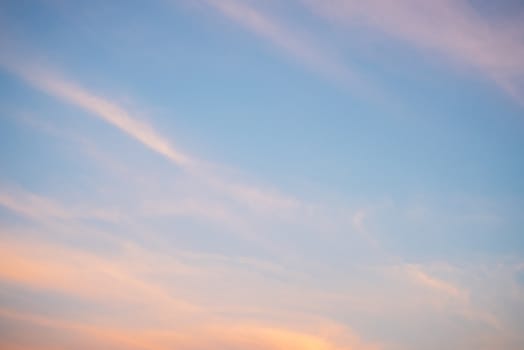 Beautiful Blurred sky color sunset for background