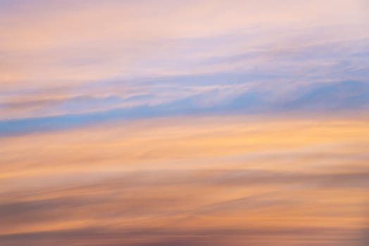 Beautiful Blurred sky color sunset for background