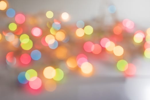 bright lights blurred abstract bokeh for background