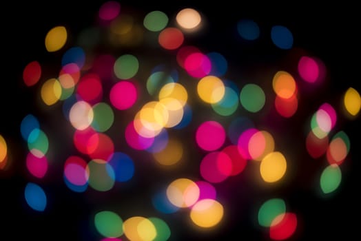 bright lights blurred abstract bokeh for background