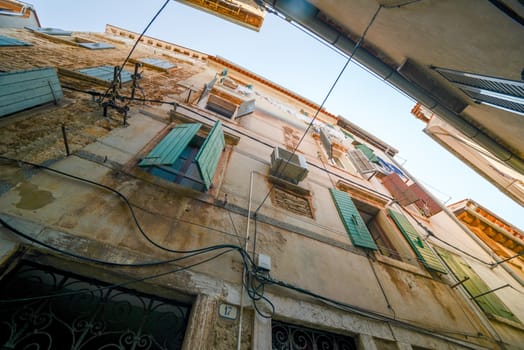 the old town in Rovinj Croatia Adriatis coast Europe