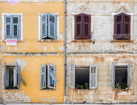 the old town in Rovinj Croatia Adriatis coast Europe