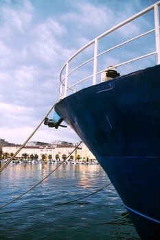 Ship docket in Zadar port.