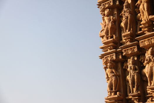 Statues in Khajuraho, India