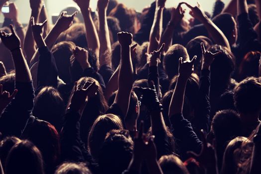 People at a good concert