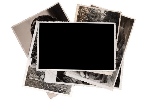 Vintage photos background ready for your image